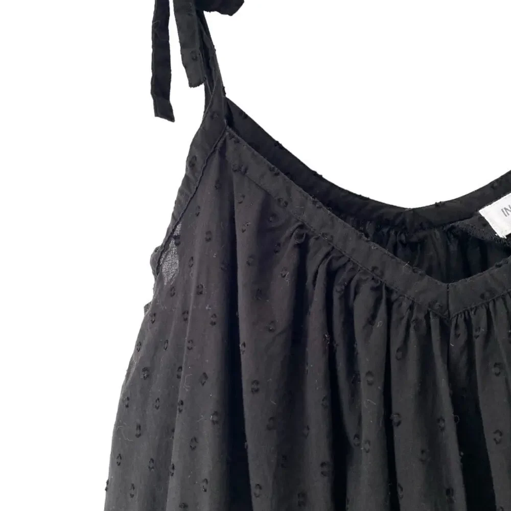 Emerson Fry India Collection Black Swiss Dot Sundress Maxi size XS/Small - Picture 7 of 12